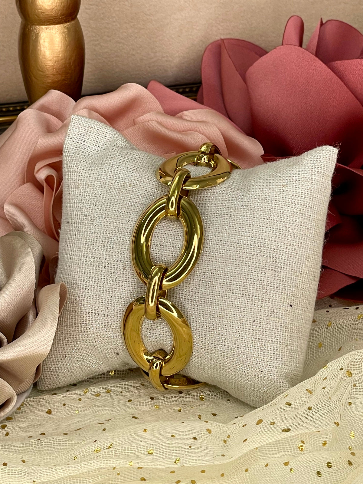 Pulsera de Eslabones Ovalados