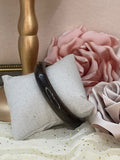 Brazalete marrón marmoleado