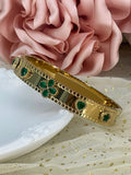 Brazalete Rígido "Esmeralda Imperial"