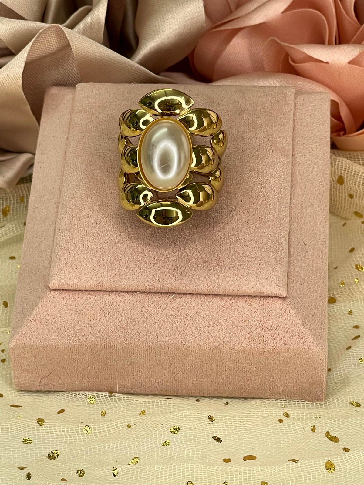 Anillo "Aura" de Perla