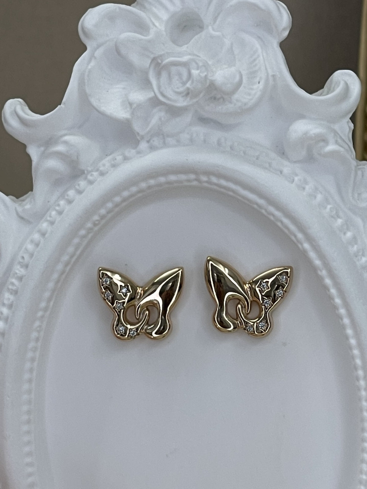 Pendientes Mariposas Doradas