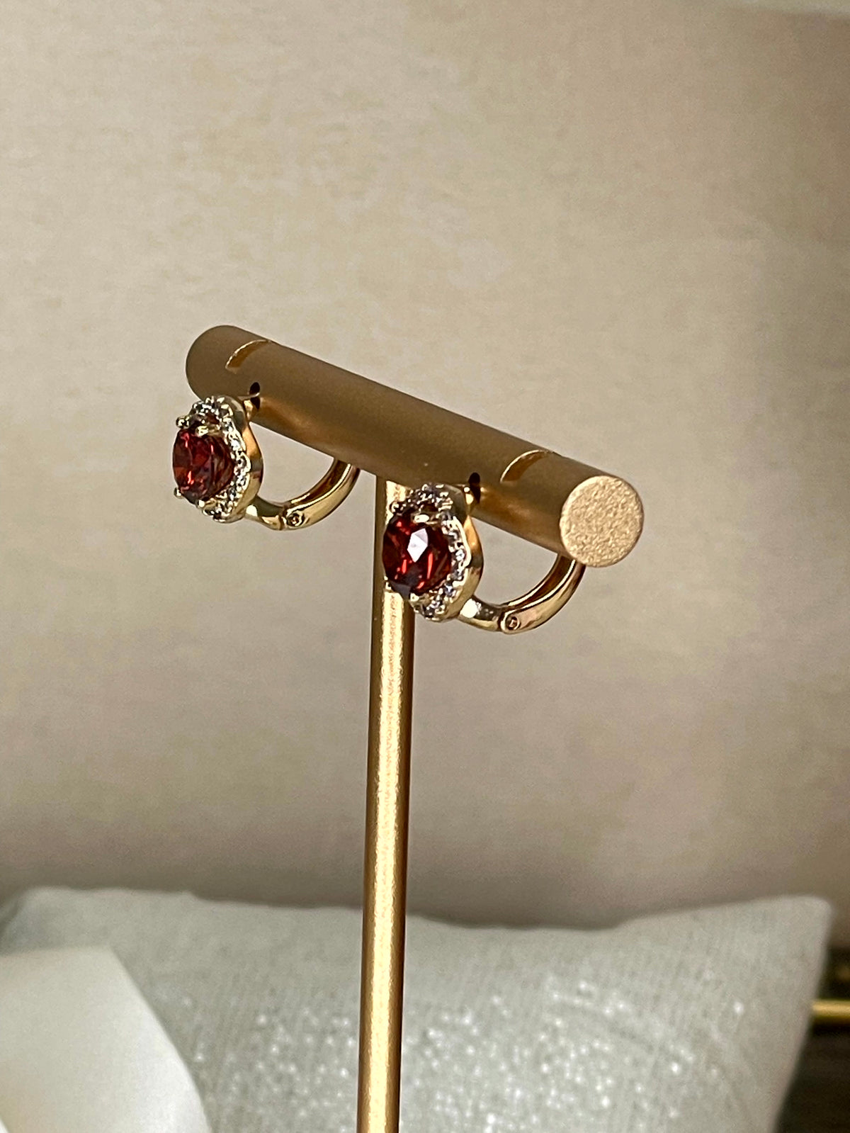 Pendientes Pasión Escarlata