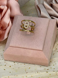 Anillo Triple Banda con Eslabón