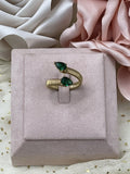 Anillo Esmeralda Serpiente