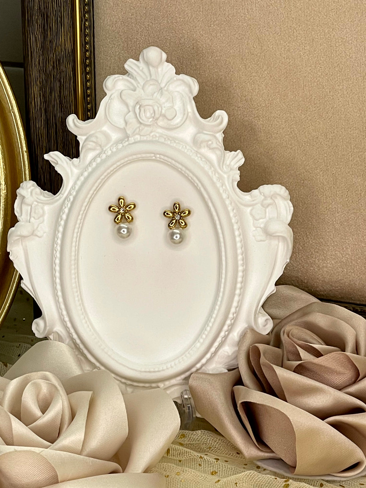 Pendientes Margarita Perlada