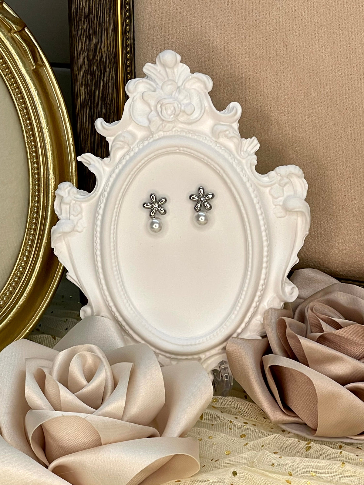 Pendientes Margarita Perlada