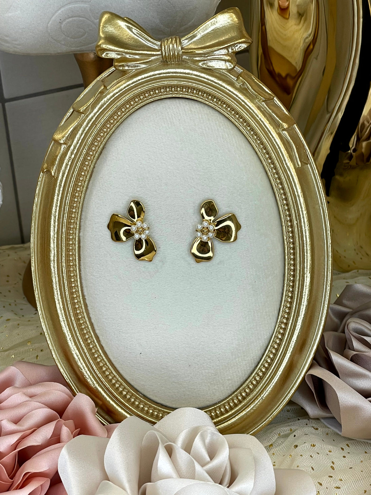 Pendientes Flor de Nácar