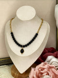 Collar Gala Ónix & Oro